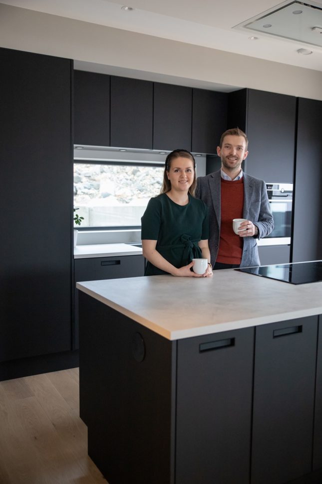 Boligreportasje med Olav Jentoft og Frida Qvale i nytt hus